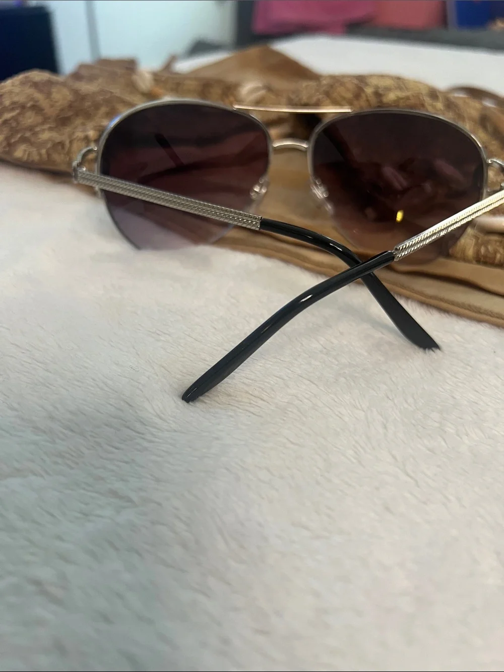 Bebe Purple & Silver Gradient Sunglasses! 🕶️ Soo cute! 🌼